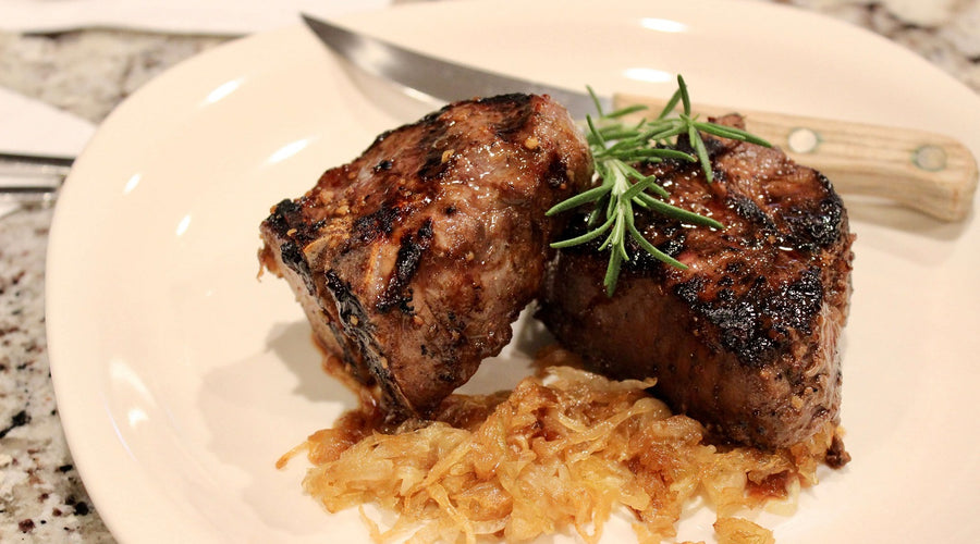 Blueberry & Lemon Grilled Lamb Chops