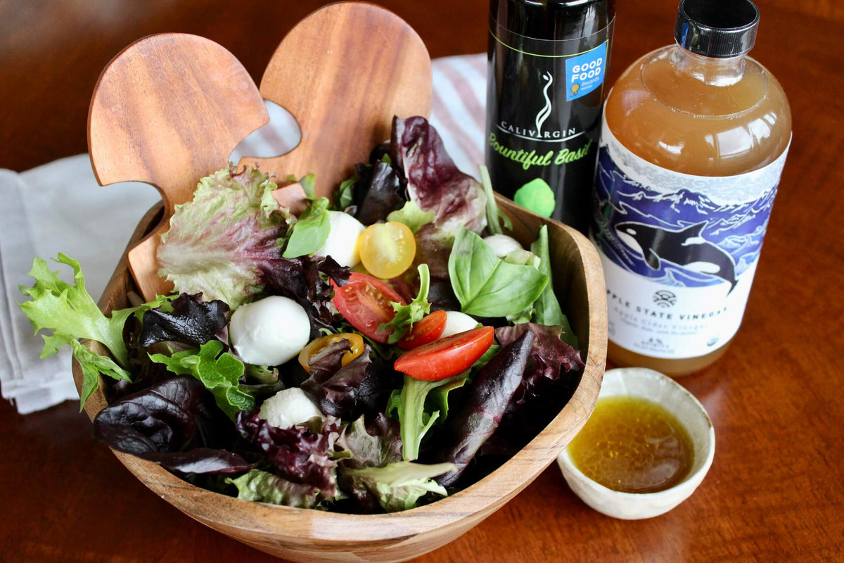 Bountiful Basil Vinaigrette – Apple State Vinegar