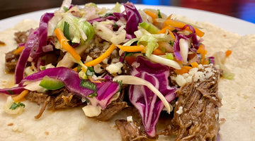 Shredded Beef Tacos with Slaw