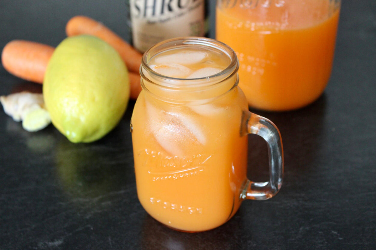 Carrot-Ginger Sunshine Juice – Apple State Vinegar
