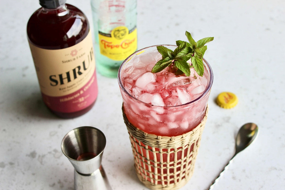 Hibiscus Spritz – Apple State Vinegar