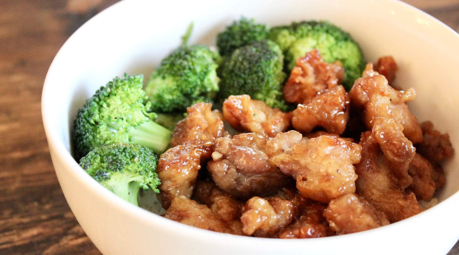 Hibiscus Orange Chicken