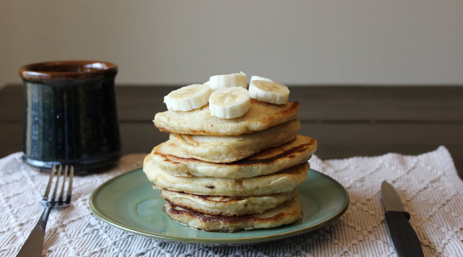 Fluffy Shrub Pancakes