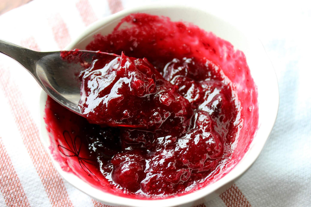 Cranberry and Raspberry Shrub Sauce – Apple State Vinegar