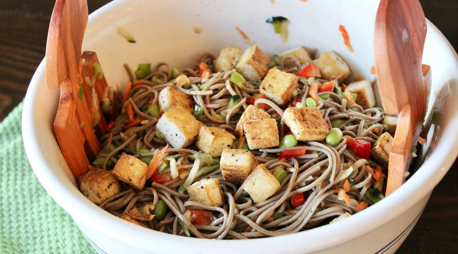 Ginger Apple Soba Salad