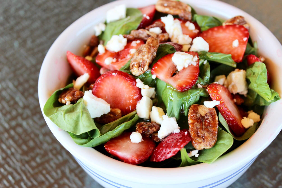 Strawberry Salad with Shrub Dressing – Apple State Vinegar