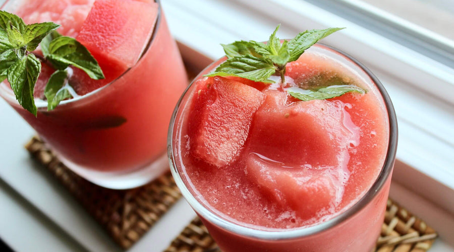 Watermelon Shrub Slushie