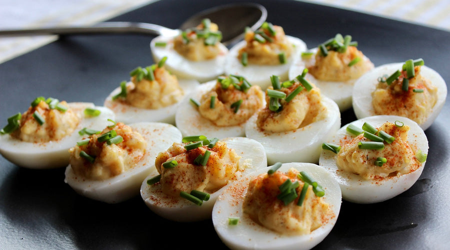 Turmeric Deviled Eggs