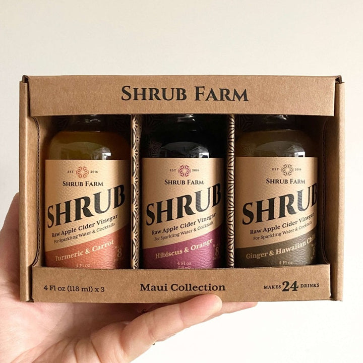 [ NEW ] Maui Sampler 4oz (3 pack)-Shrub-Apple State Vinegar