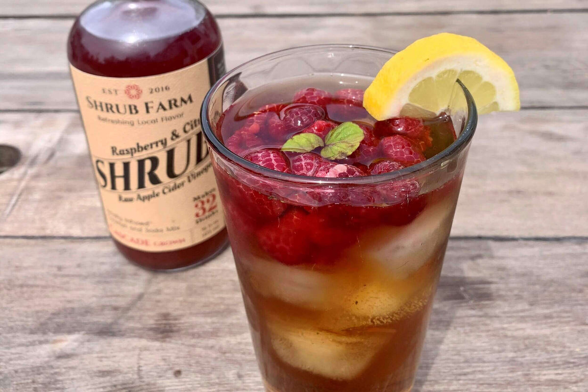 Raspberry Mint Sun Tea