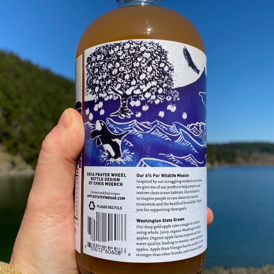 Organic Raw Apple Cider Vinegar (6% acidity)-Apple State Vinegar