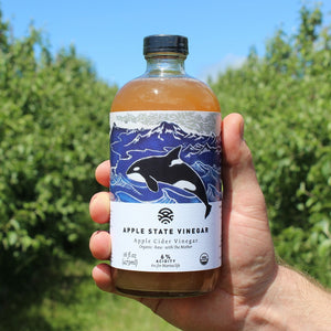 Organic Raw Apple Cider Vinegar (6% acidity)-Vinegar-Apple State Vinegar