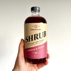 Hibiscus & Orange Shrub-Shrub-Apple State Vinegar