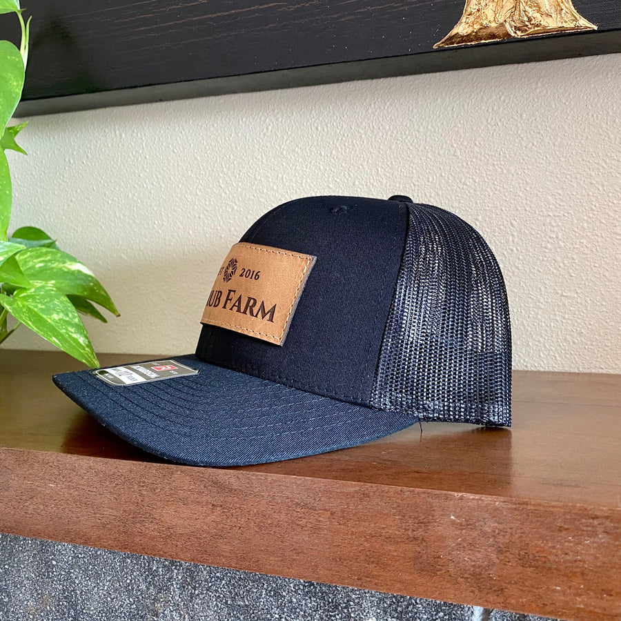 Leather patch hat-Apparel-Apple State Vinegar