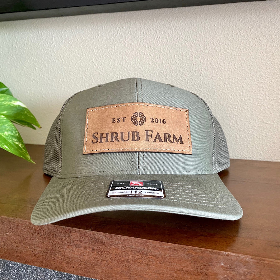 Leather patch hat-Apparel-Apple State Vinegar